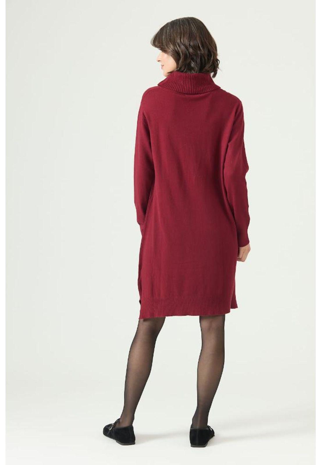 Vestido burdeo PRIVILEGE 2632-4