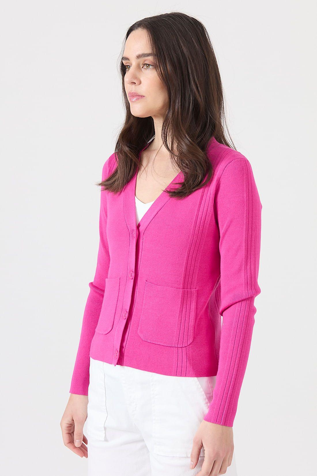 Cardigan fucsia 1511-1
