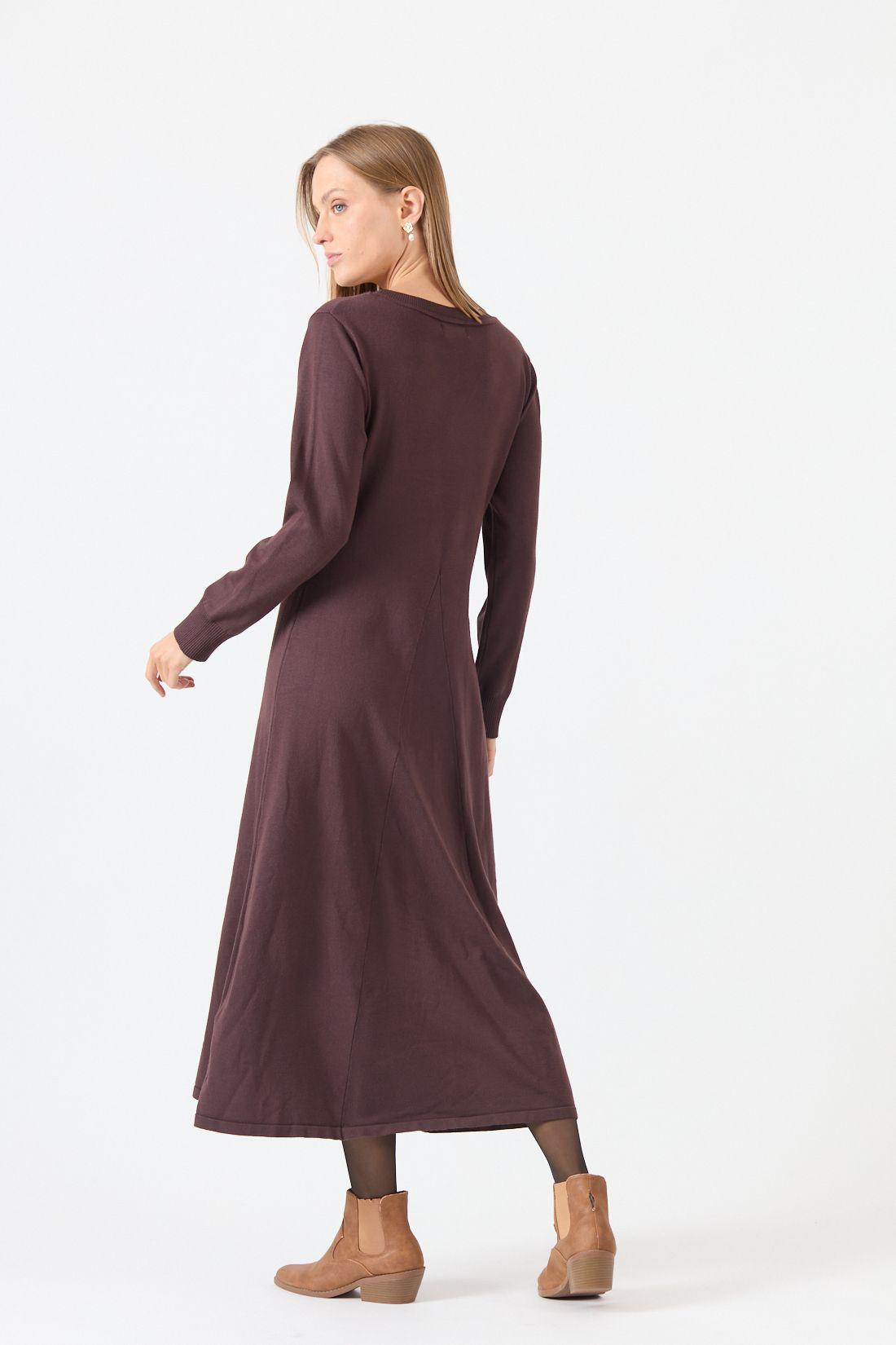 Vestido Chocolate Cod 4006146-2