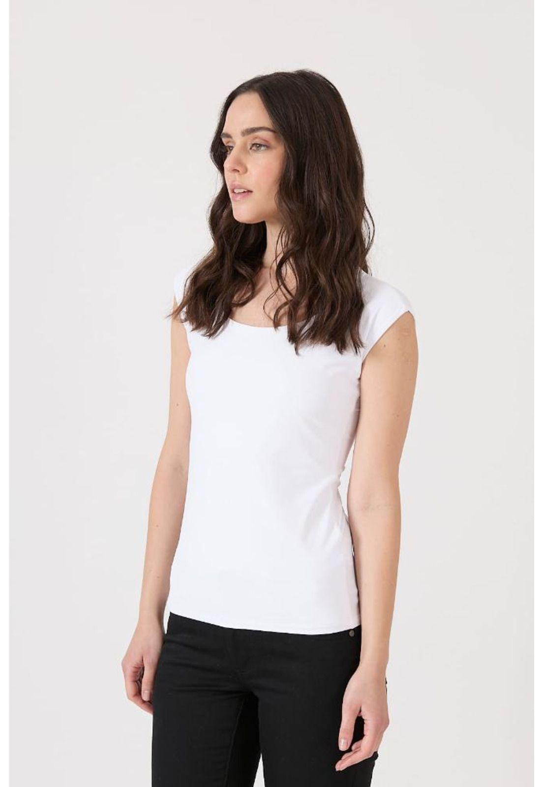 Polera poliamida blanca PRIVILEGE 1546-2