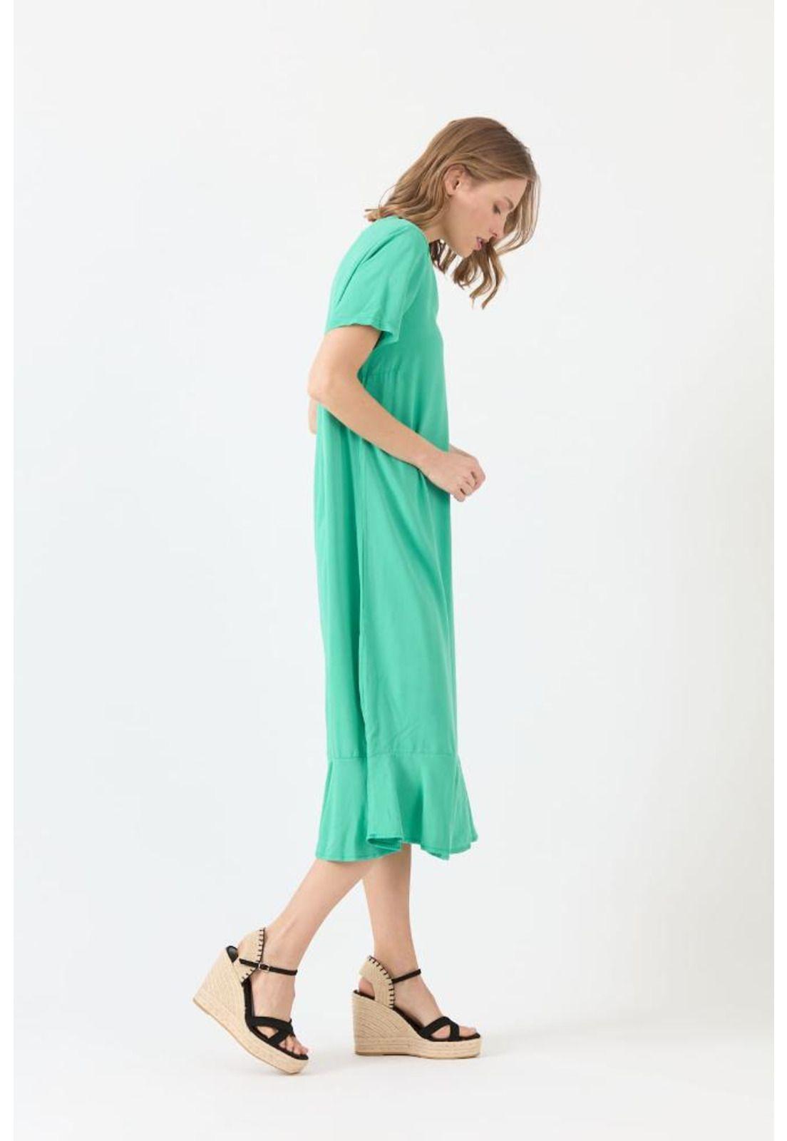 Vestido verde esmeralda PRIVILEGE 1155-1