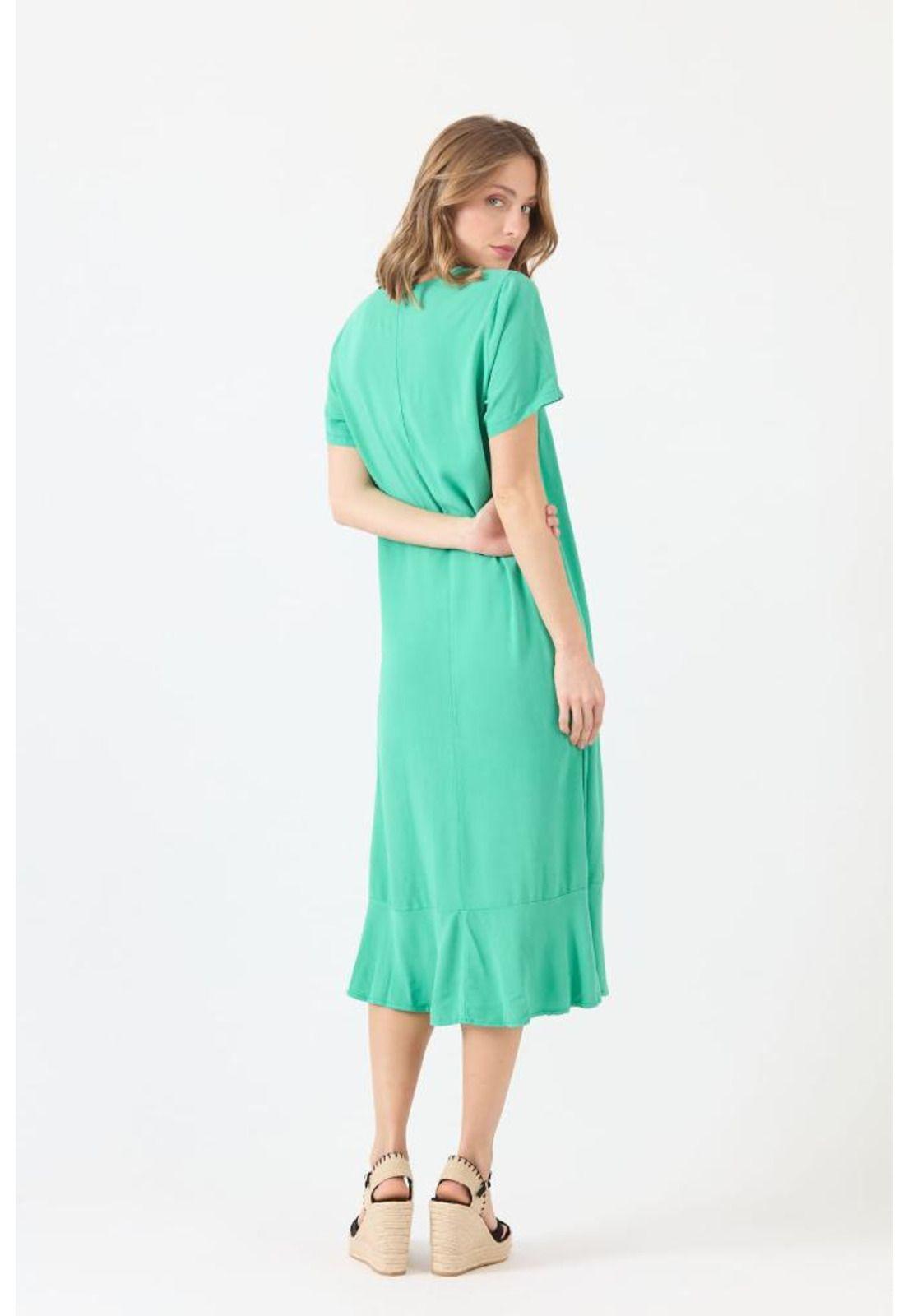 Vestido verde esmeralda PRIVILEGE 1155-2