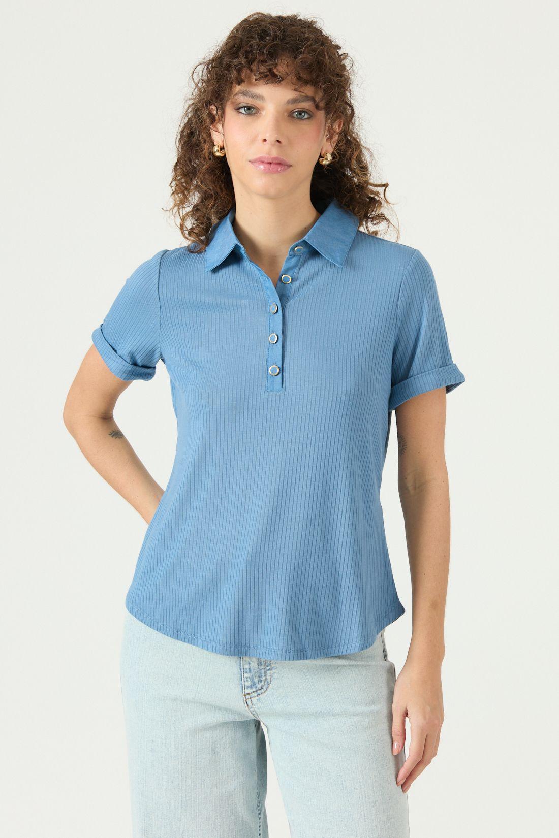 Polera Azul Cod 2756615-2