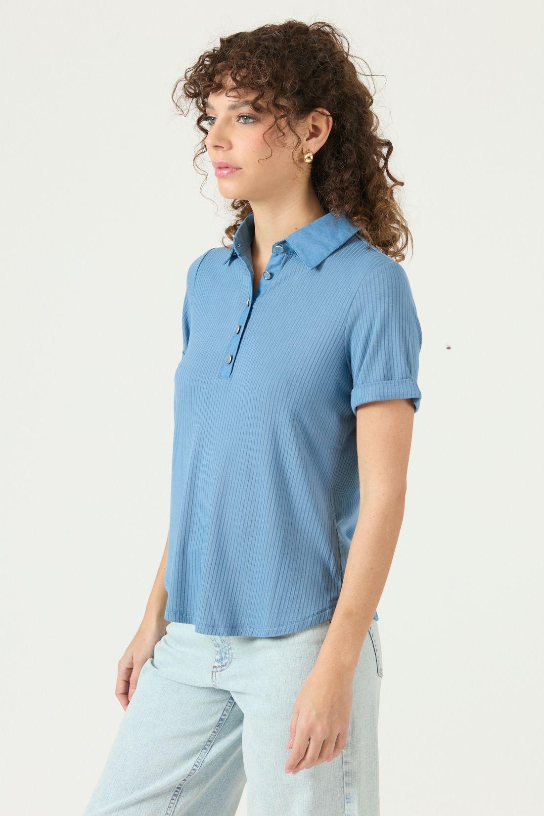 Polera Azul Cod 2756615-3