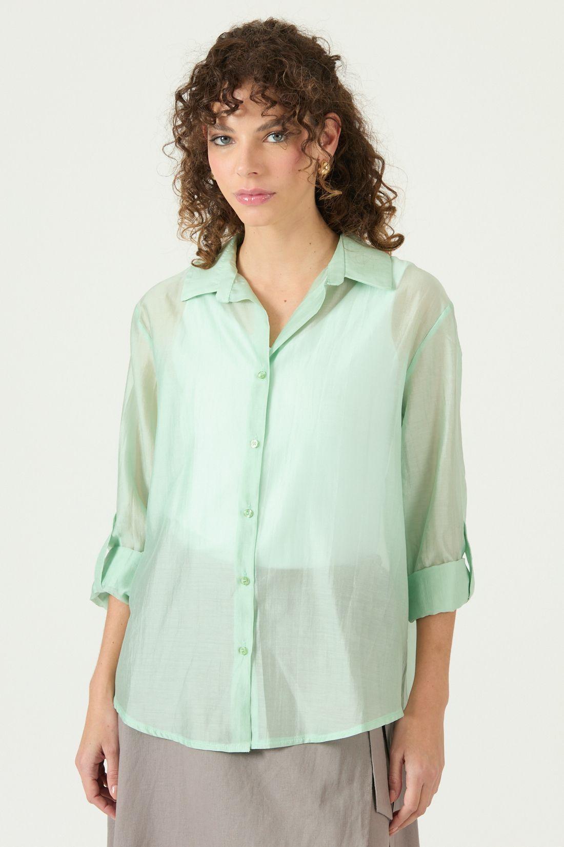 Blusa Verde Agua Cod 4517525-1