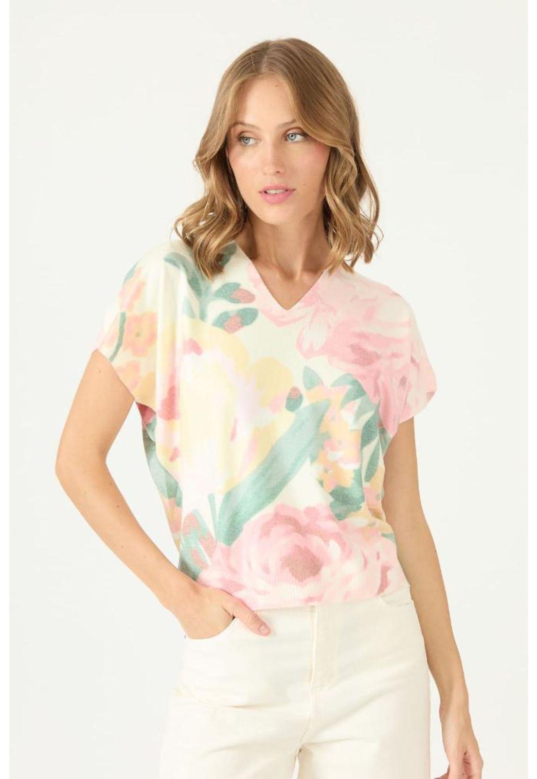 Sweater multicolor flores PRIVILEGE 2112-2