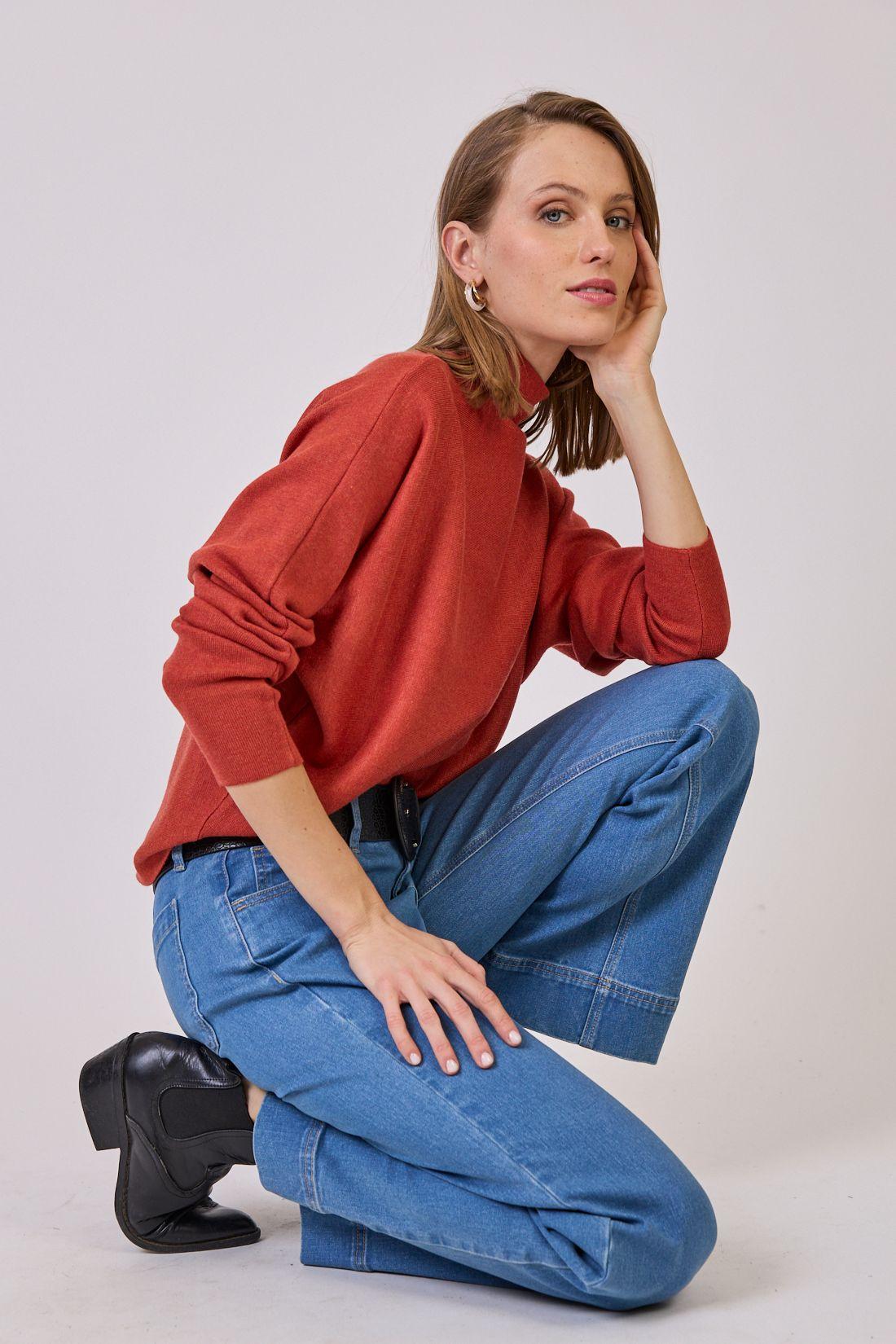 Sweater Terracota Cod 5414536-0