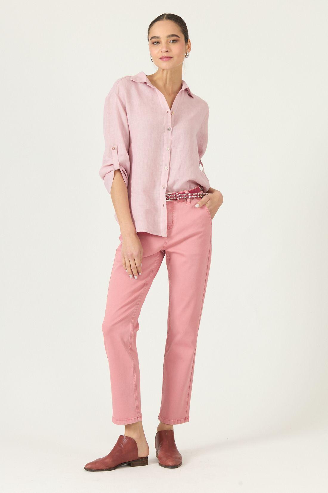 Pantalon Slim Fit Rosa Cod 0200075-0