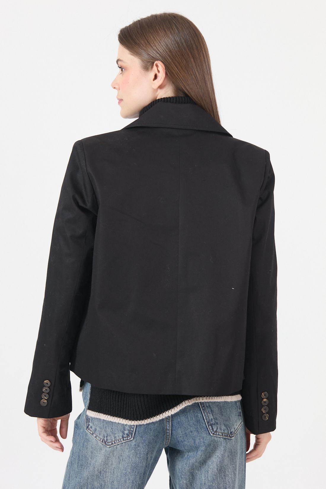 Trench Repelente Al Agua Negro Cod 1536056-4