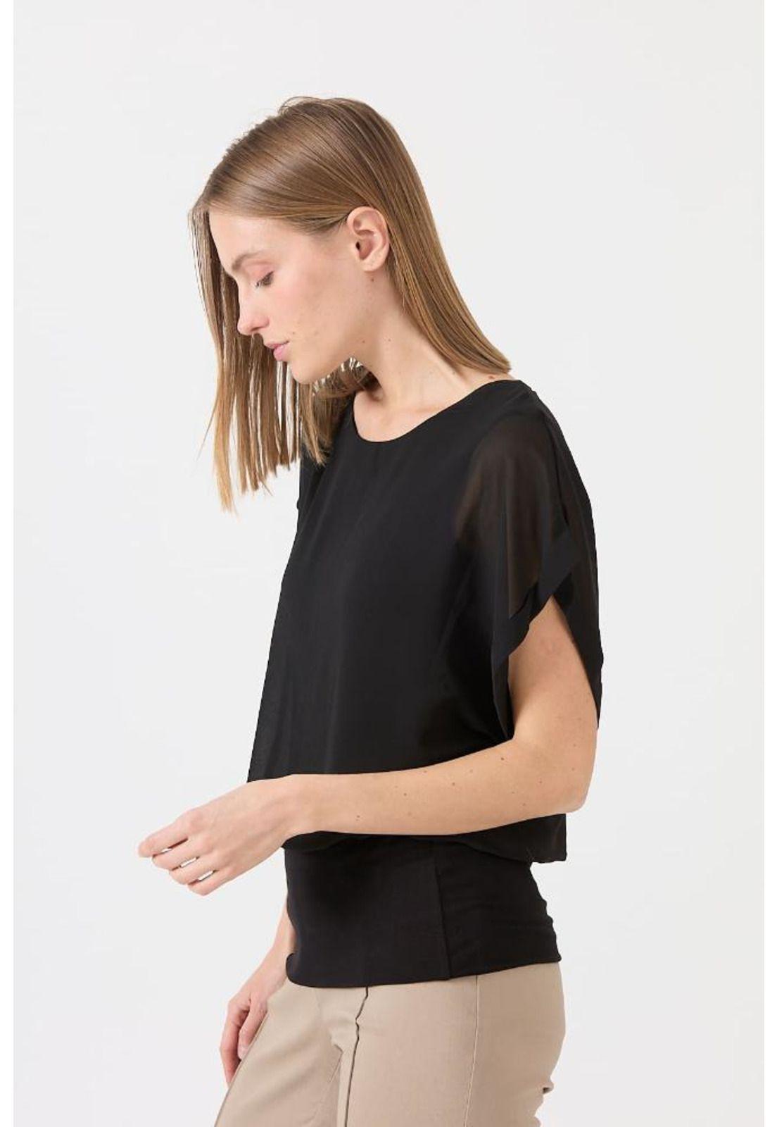 Blusa negra PRIVILEGE 1520-2