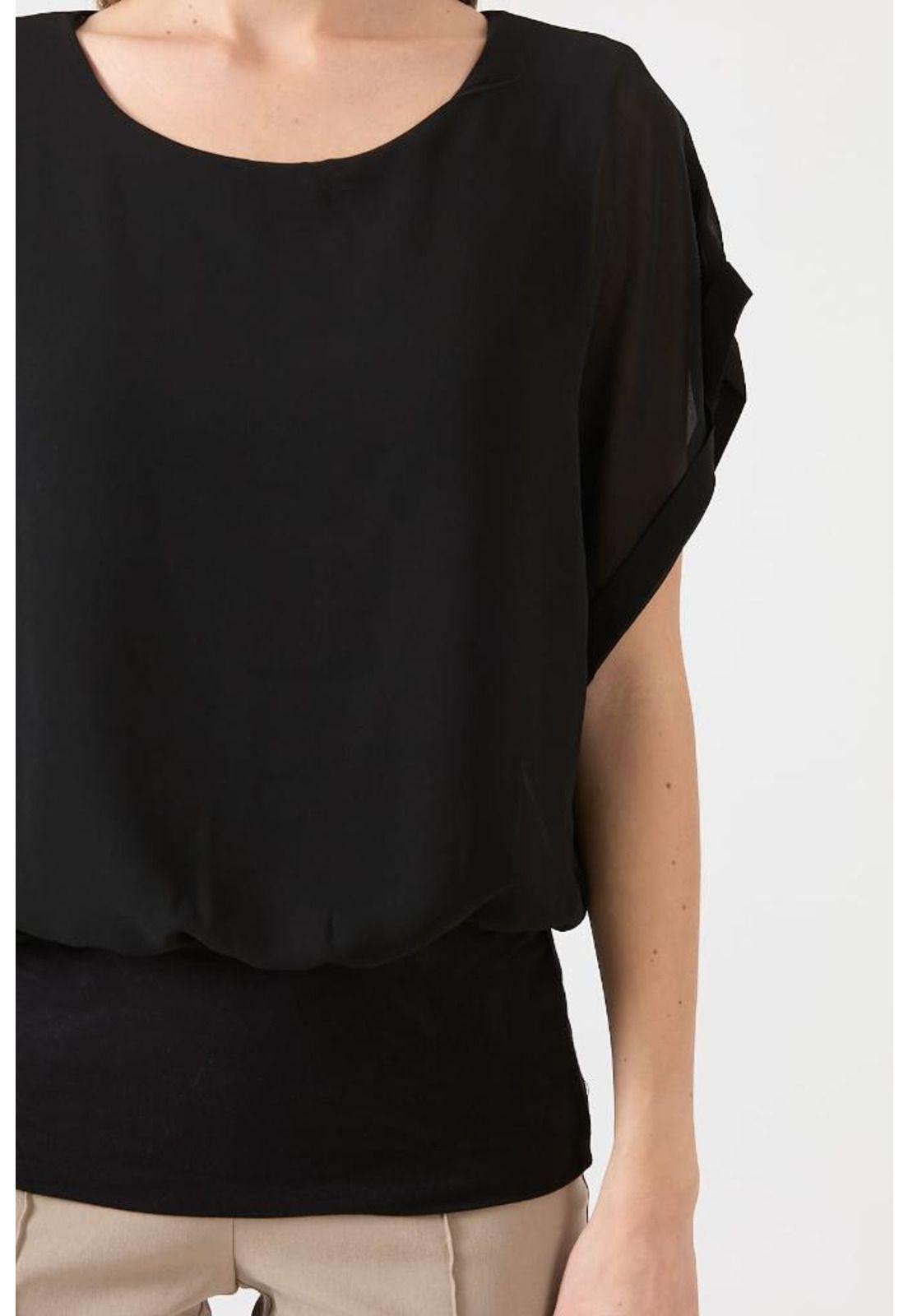 Blusa negra PRIVILEGE 1520-4