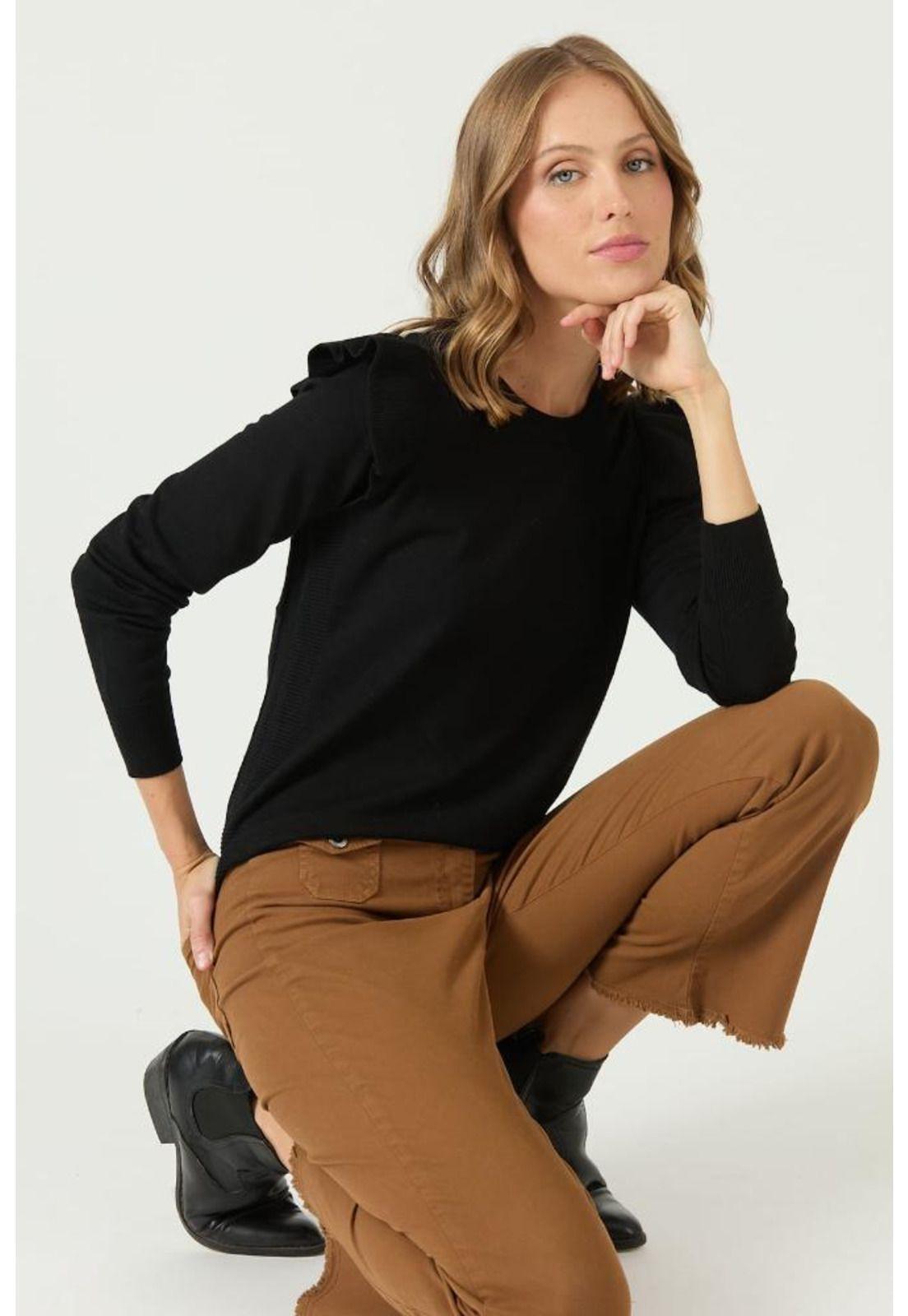 Sweater negro PRIVILEGE 2160-0