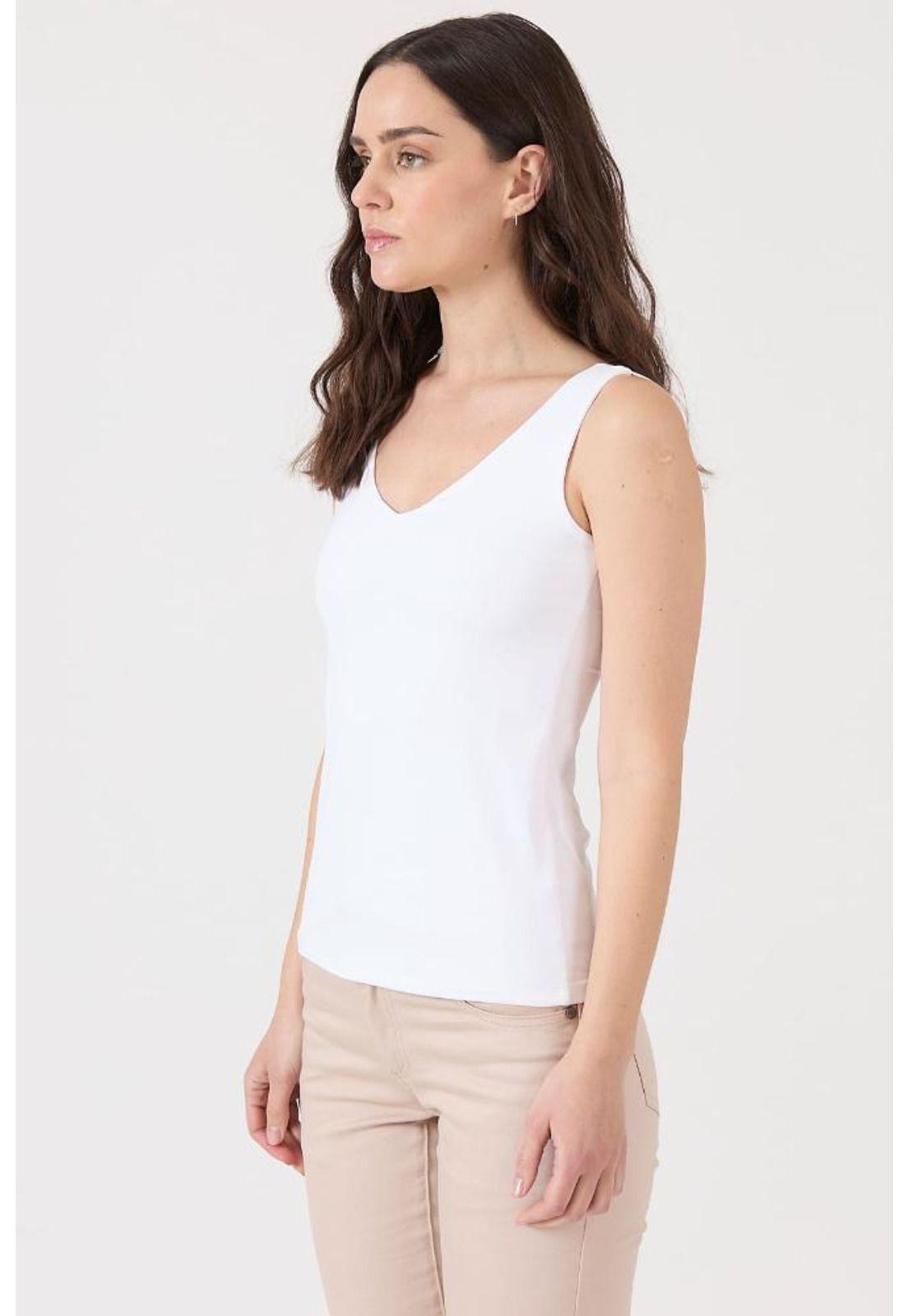 Polera poliamida blanca PRIVILEGE 1578-2