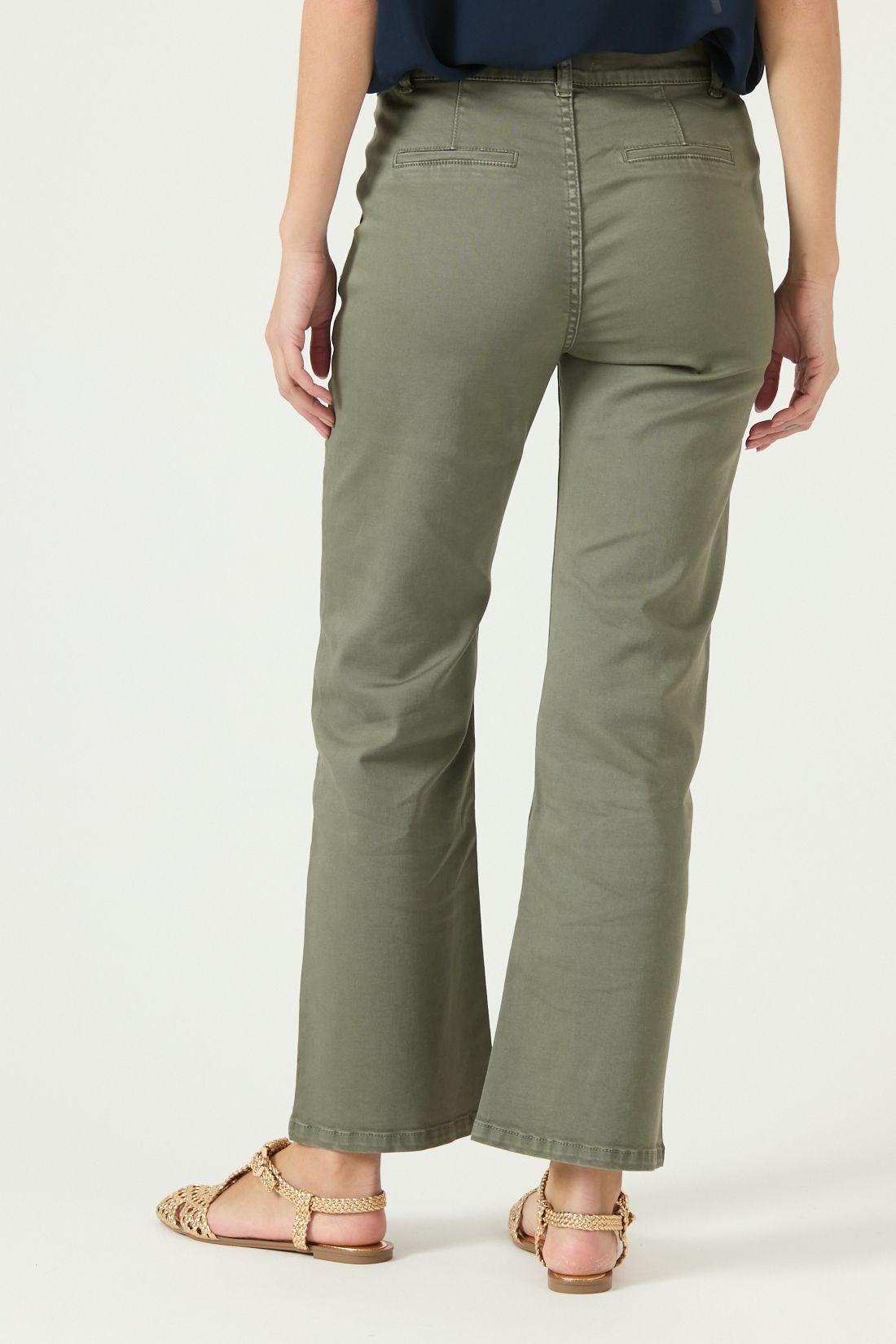 Jeans Straight Verde Cod 2401005-3