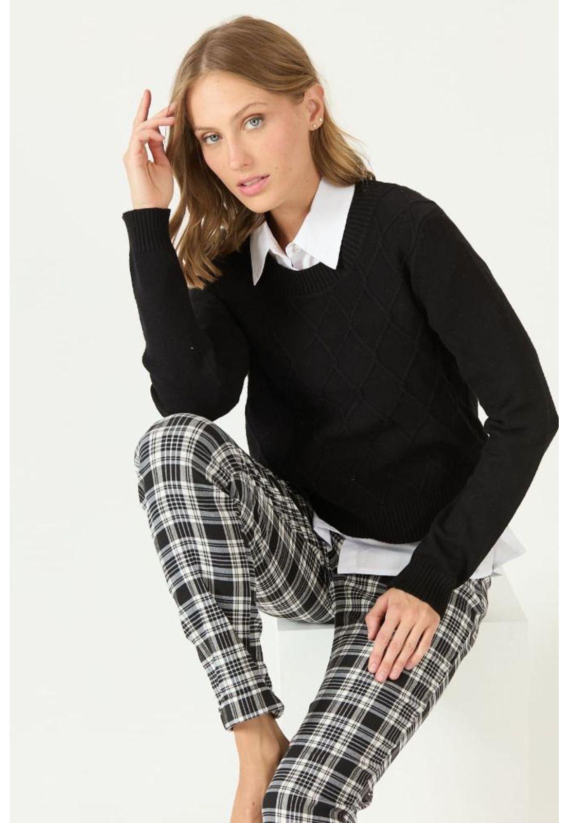 Sweater negro PRIVILEGE 2207-0