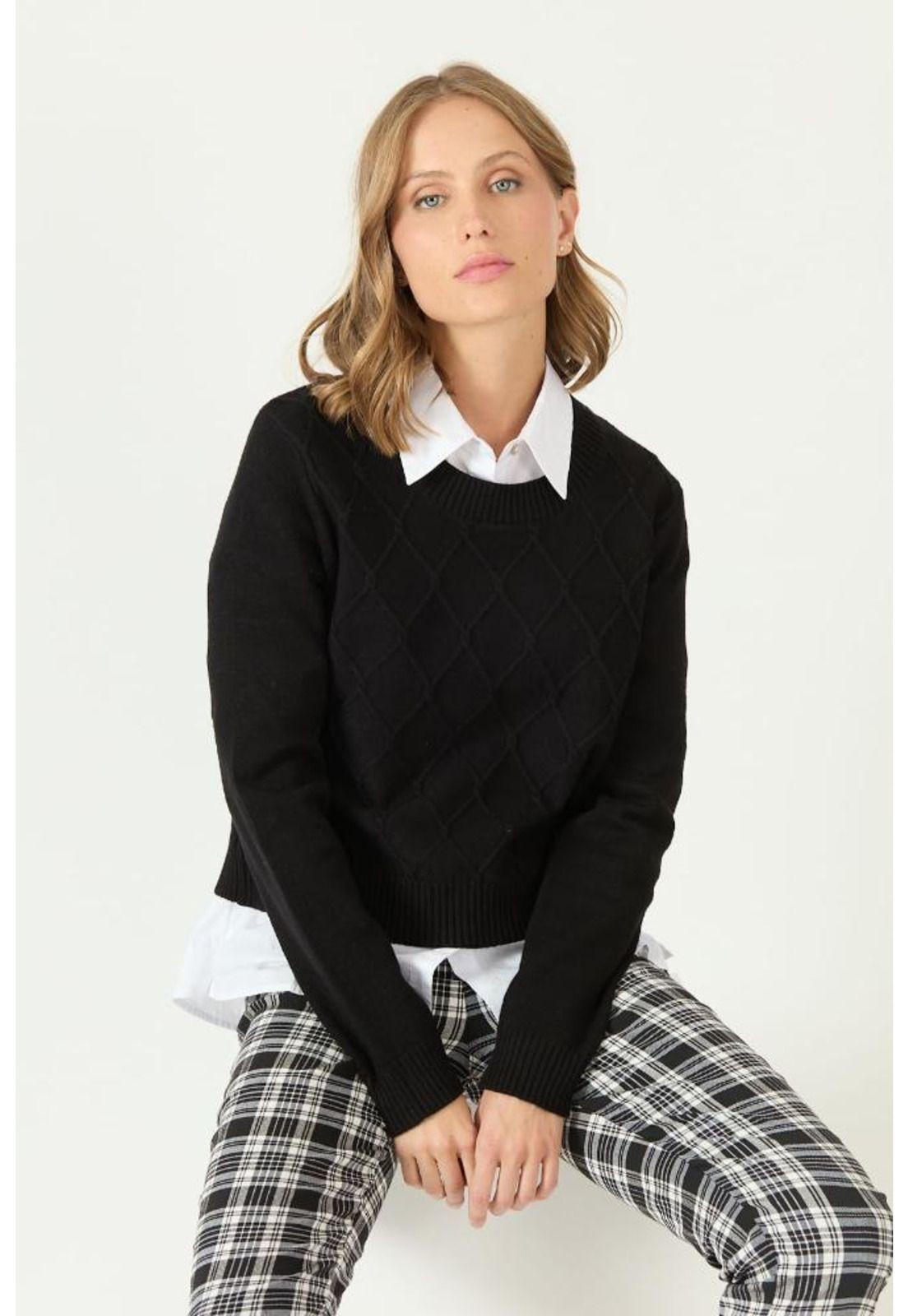 Sweater negro PRIVILEGE 2207-1