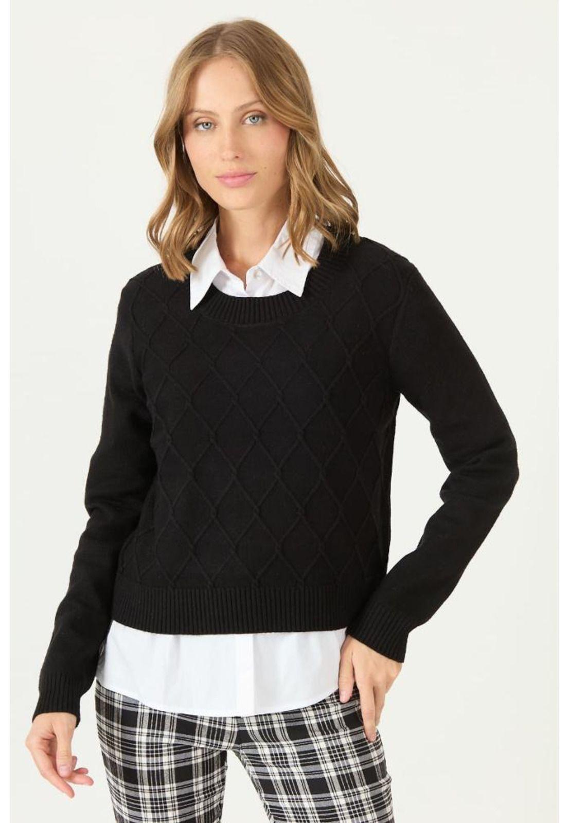 Sweater negro PRIVILEGE 2207-2
