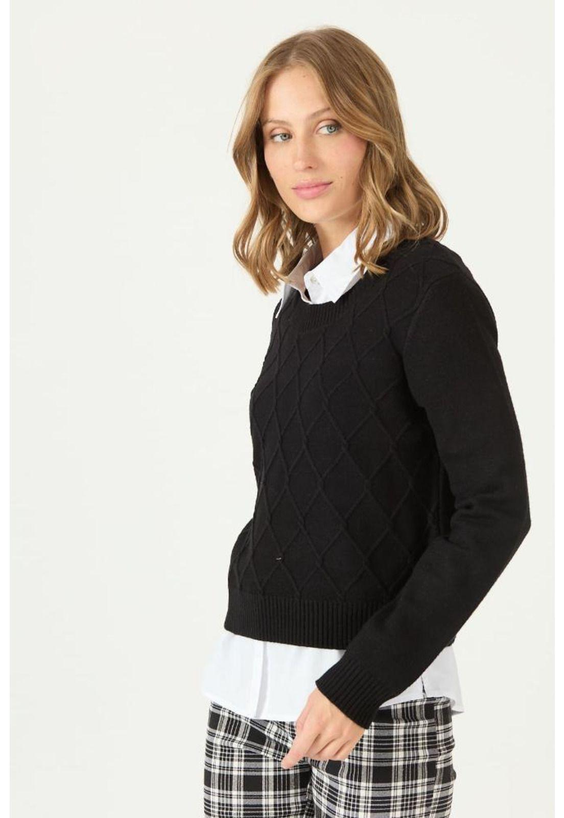 Sweater negro PRIVILEGE 2207-3