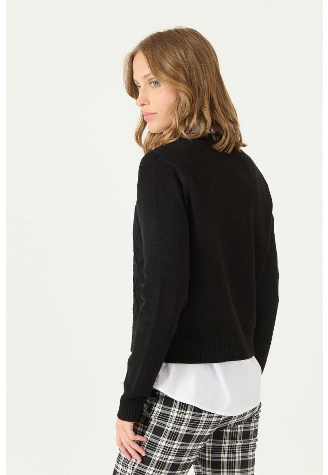 Sweater negro PRIVILEGE 2207-4