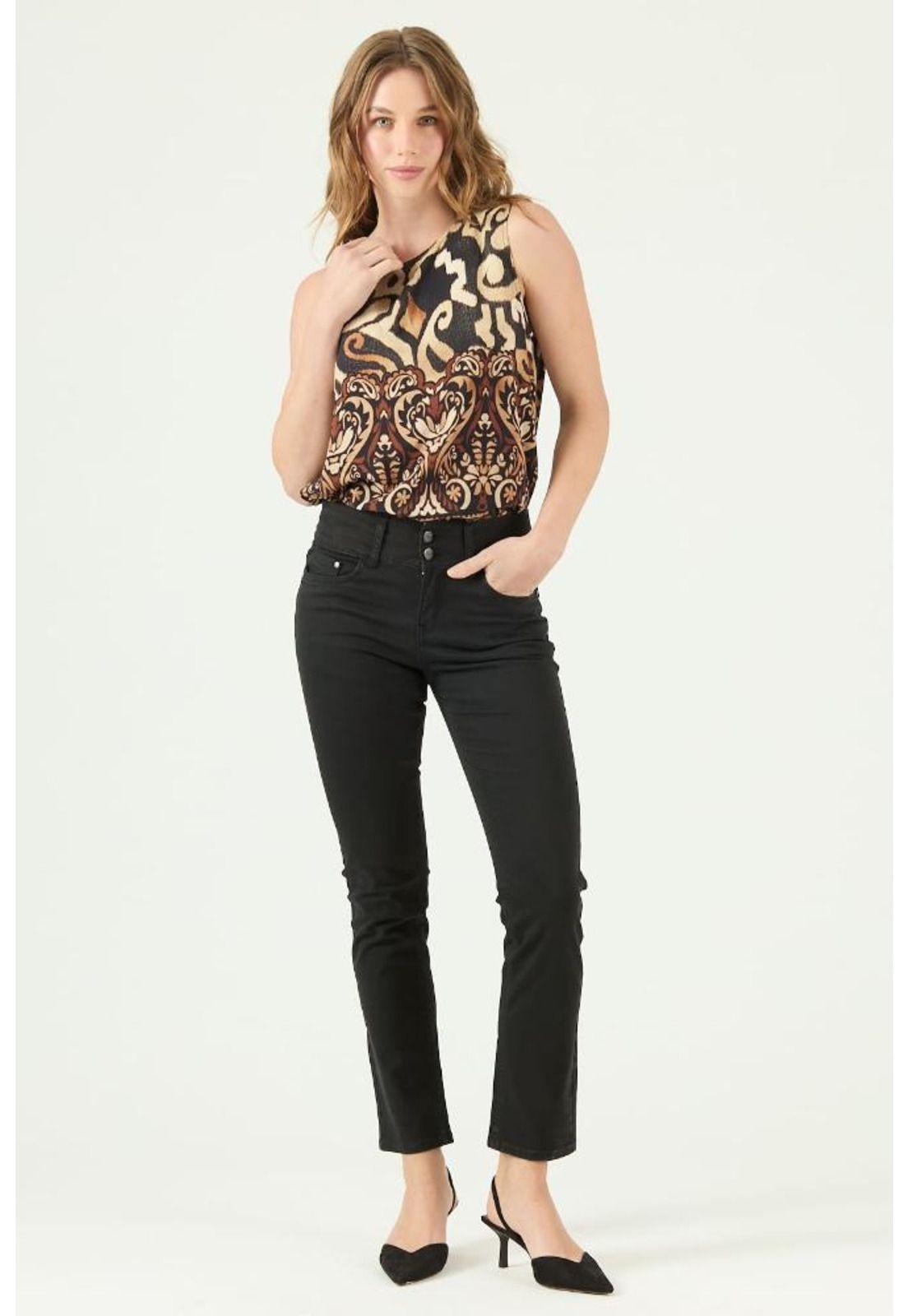 Pantalon skinny negro PRIVILEGE 399-9