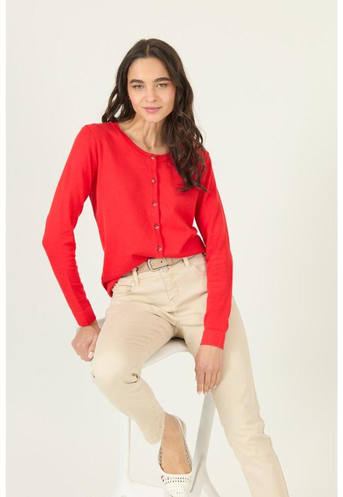 Cardigan rojo PRIVILEGE 2987-0