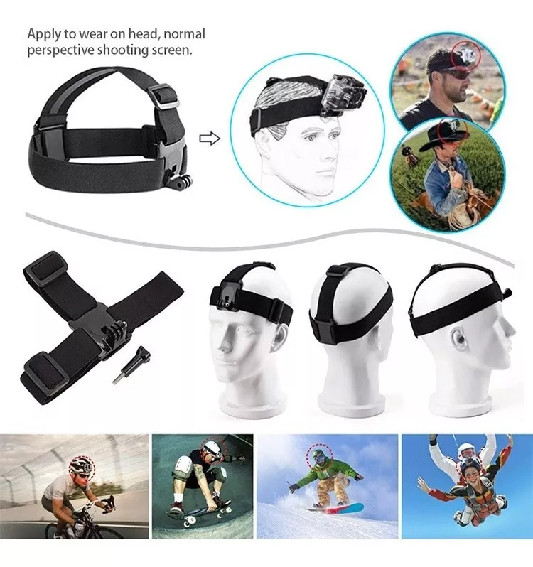 Kit De 50 Accesorios Gopro Hero 2 3 4 5 6 7 8 9 10 11-4