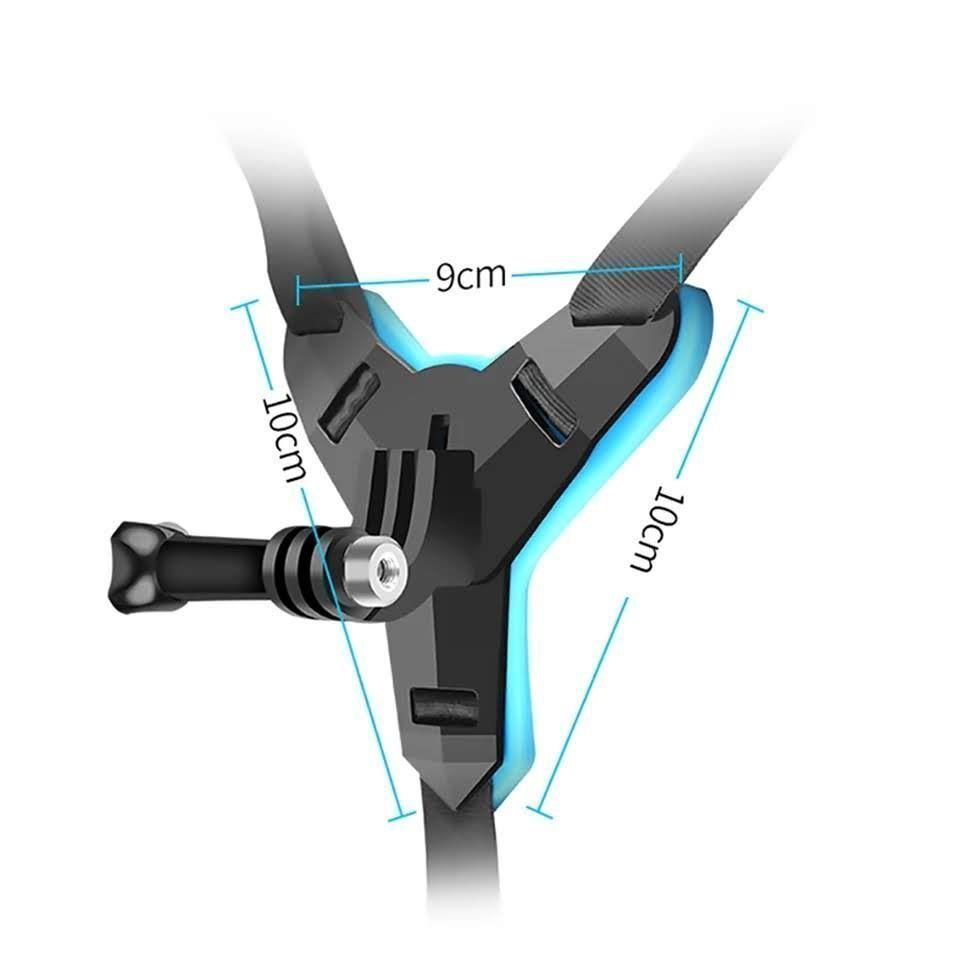 Soporte De Casco Integral Para Gopro-0