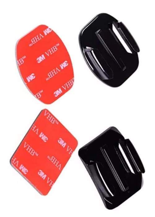 Kit De Soportes Plano Y Curvos Para Gopro-2