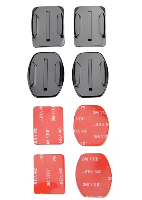 Kit De Soportes Plano Y Curvos Para Gopro-4