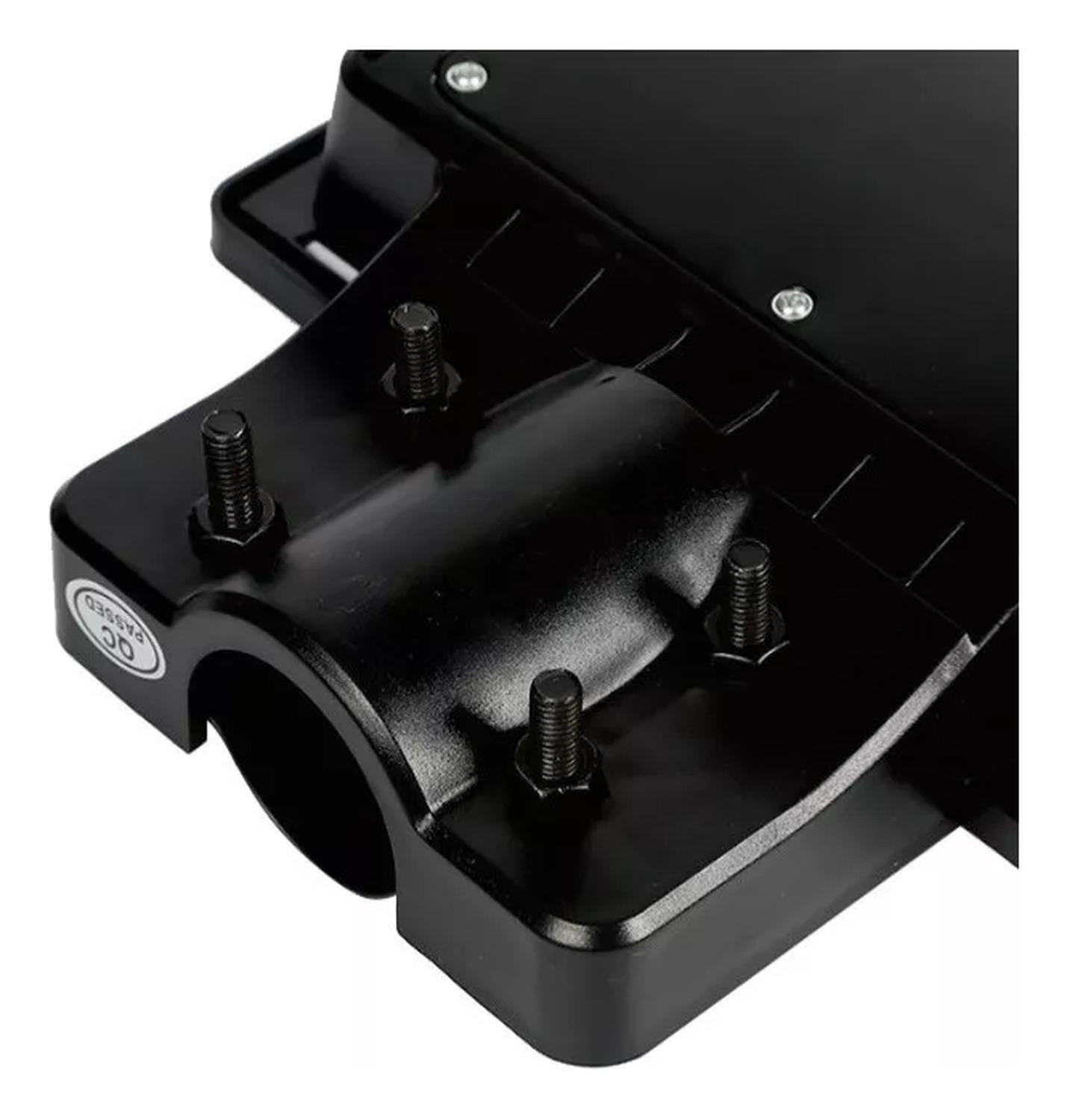 Foco Panel Solar 400w Exterior Luminaria + Soporte Negro Blanco Frío-3