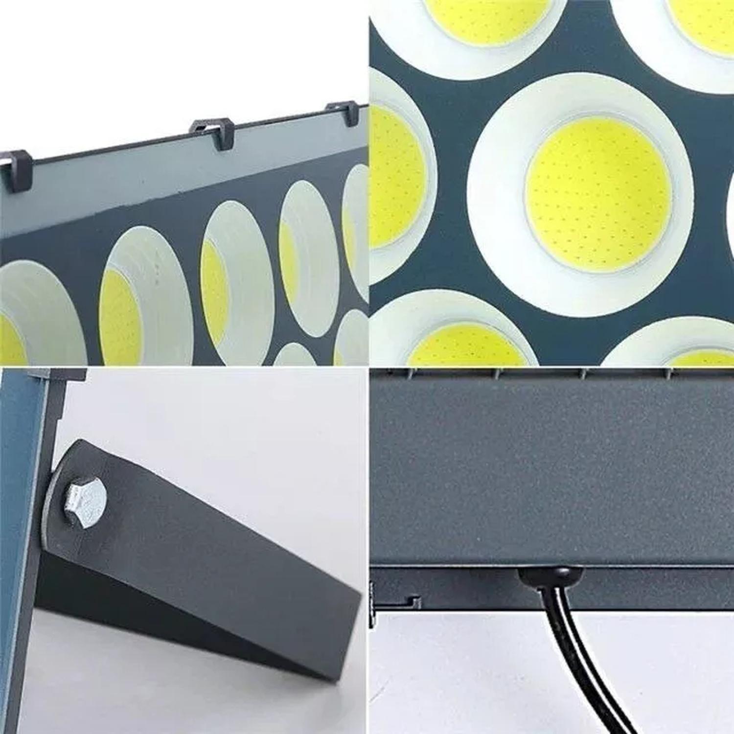 Foco Cob Reflector 800w Proyector Industrial Cancha Negro Blanco Frío-2