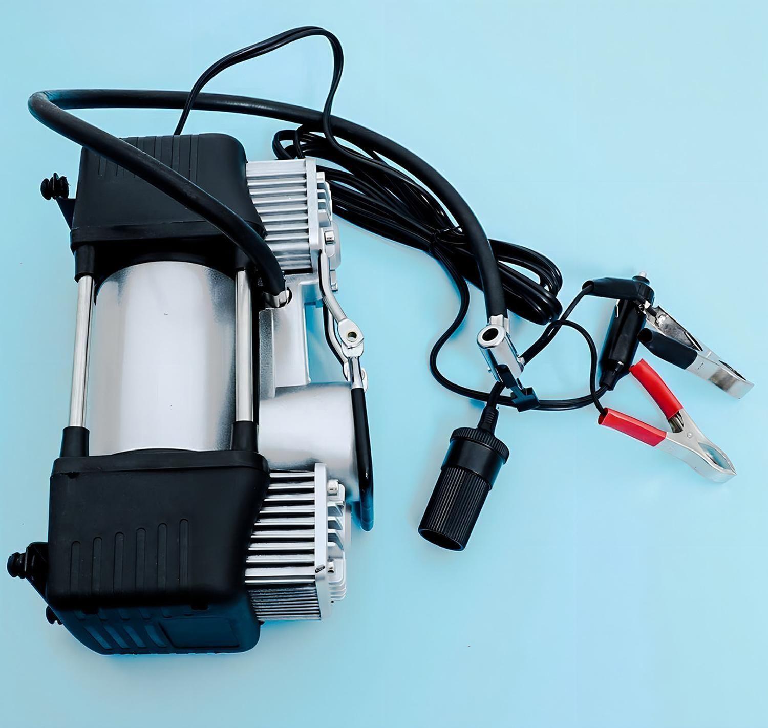 Compresor Aire Doble Cilindro Inflador Para Auto 150psi Colo-9