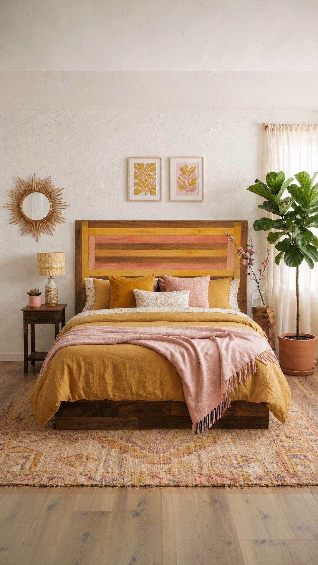 Respaldo  Madera 2 P Doble Sunset Vintage 2 Diseños en 1 sola pieza-3