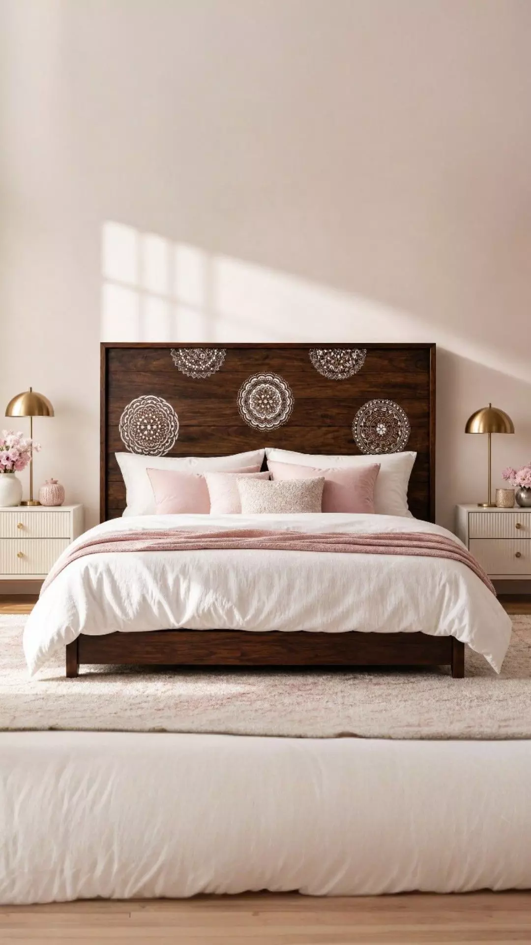 Respaldo de Cama Mandala Boheme Premium 2 Plazas 160x130-2