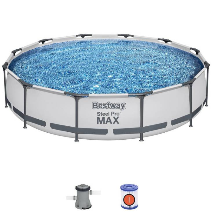 Piscina Bestway 366x76 Steel Pro Max 56416 De 6473 Litros-3