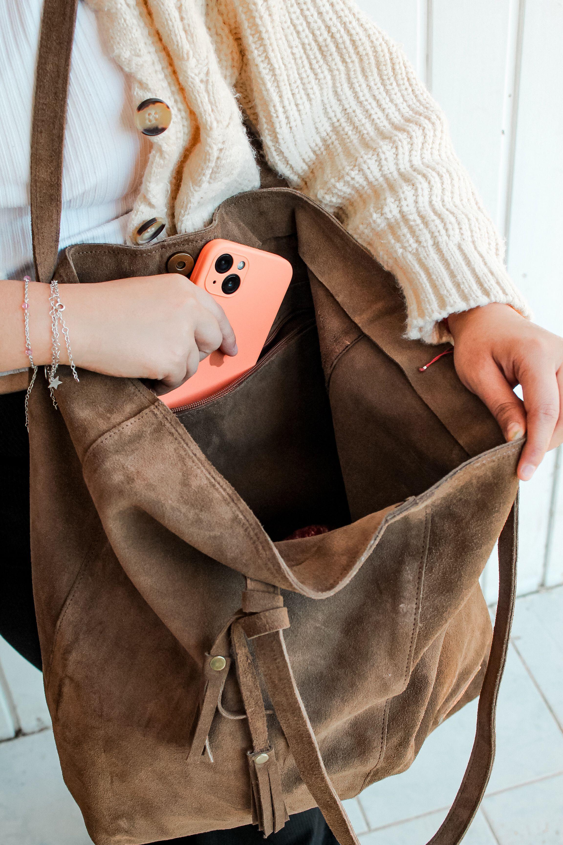 Cartera Tote cuero-2