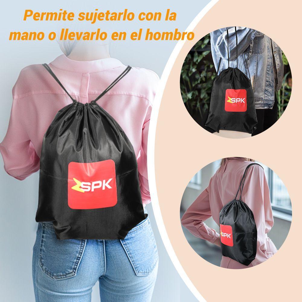 Mochila de Cuerdas Morral Deportivo Bolsa de Gimnasio de tela Oxford-6