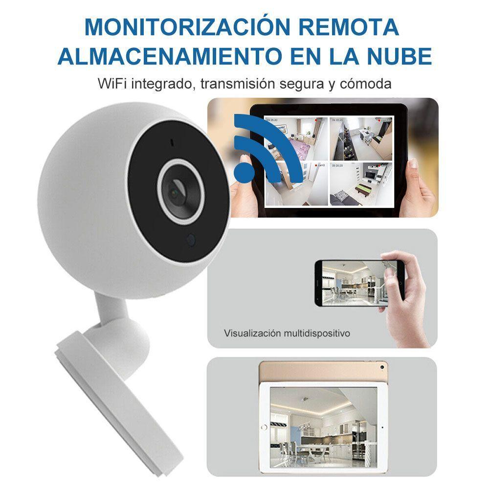 Camara de Vigilancia para seguridad con 1080P HD Vision Nocturna Inalambrica-3