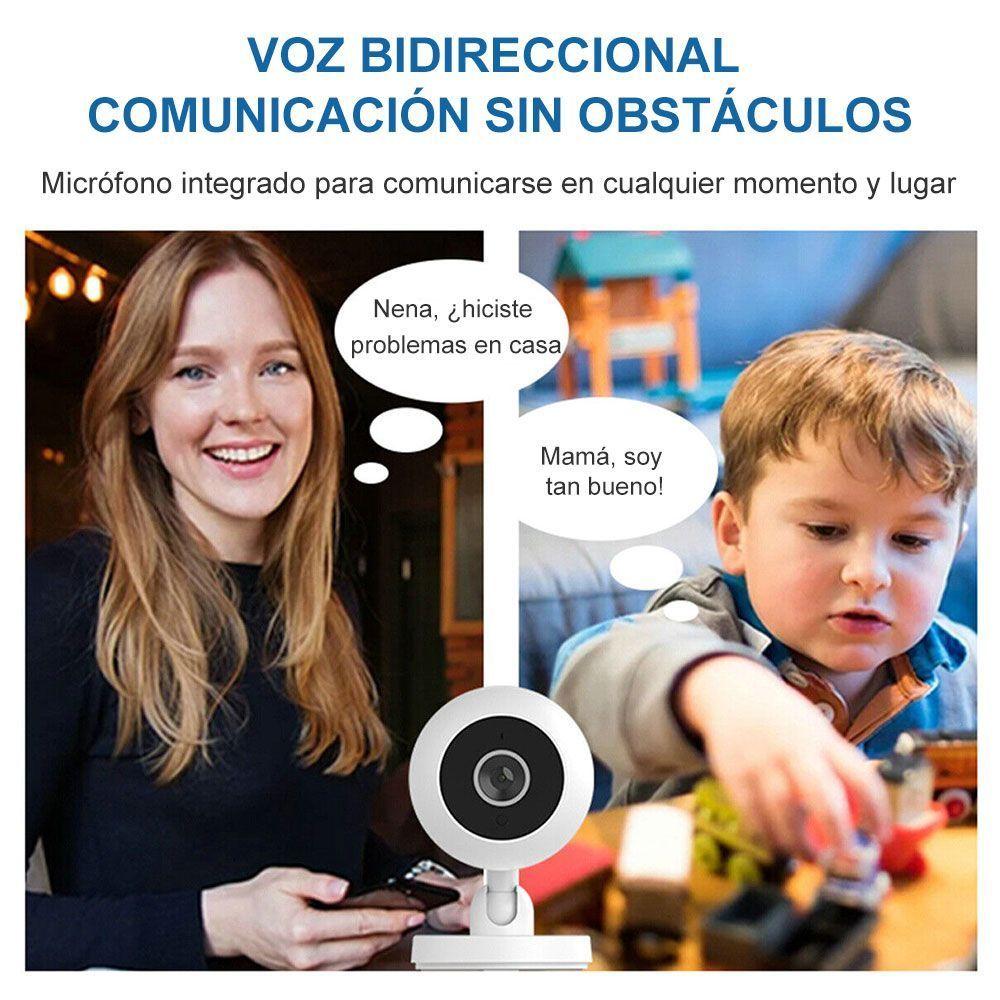 Camara de Vigilancia para seguridad con 1080P HD Vision Nocturna Inalambrica-5