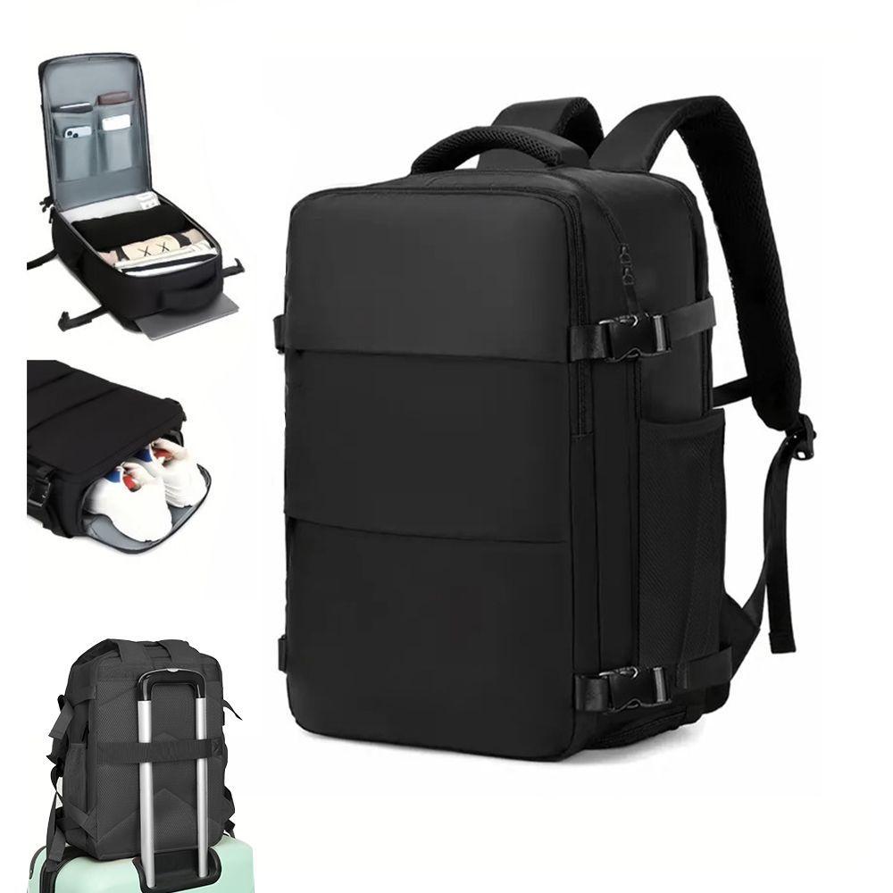 Mochila De Viaje Gran Capacidad Multifuncional Con Puerto USB-0