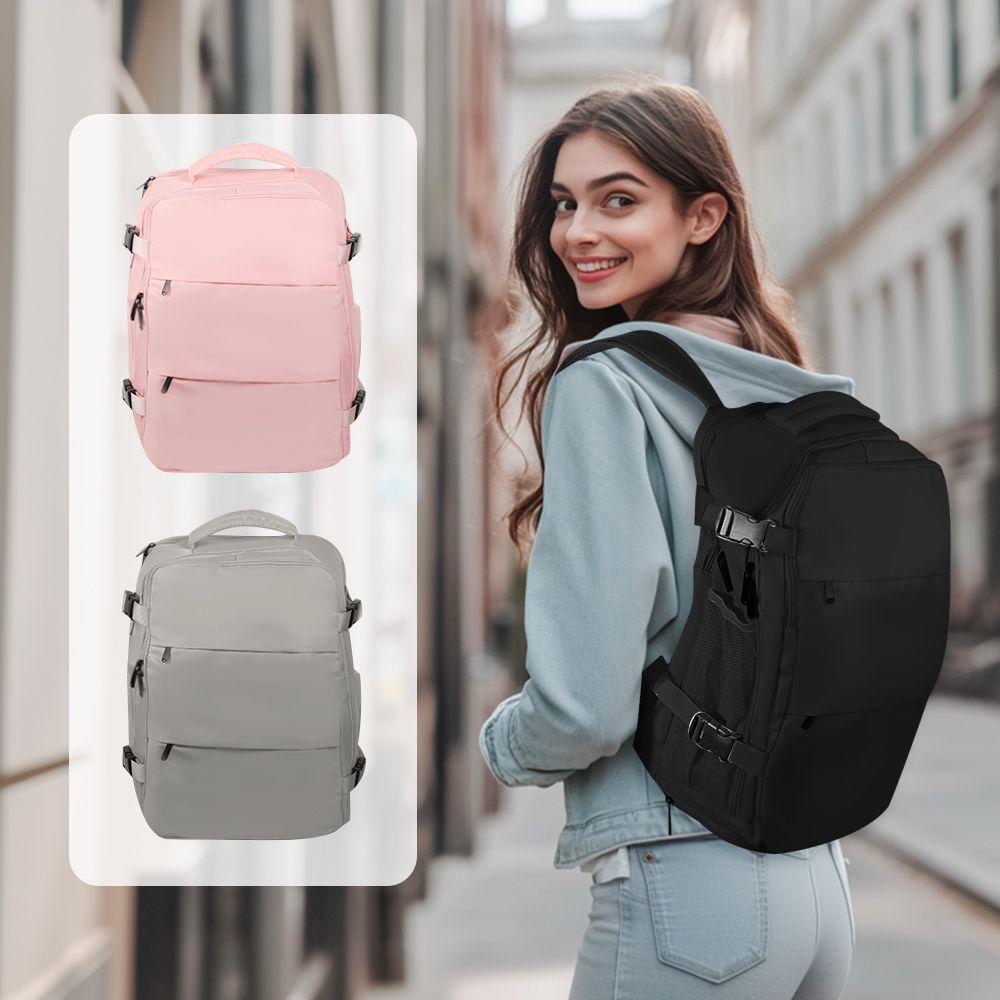 Mochila De Viaje Gran Capacidad Multifuncional Con Puerto USB-6