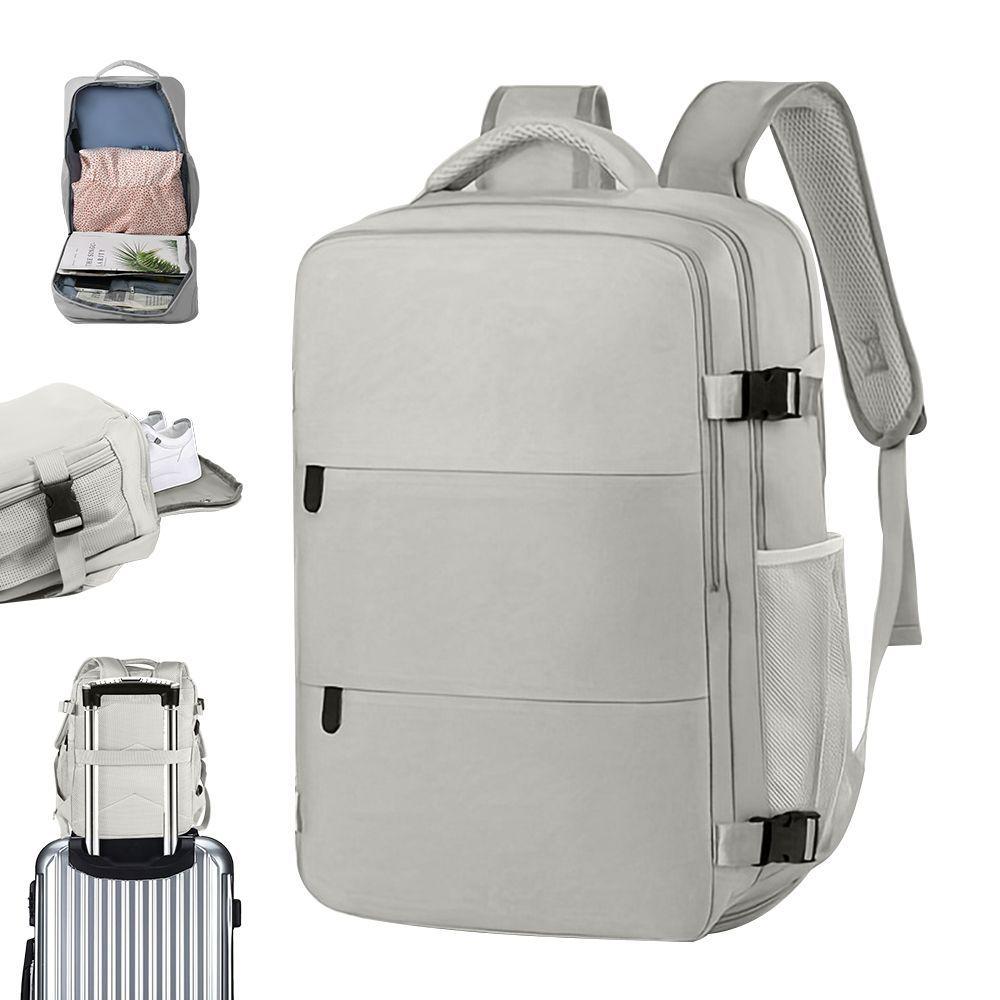 Mochila De Viaje Gran Capacidad Multifuncional Con Puerto USB-0
