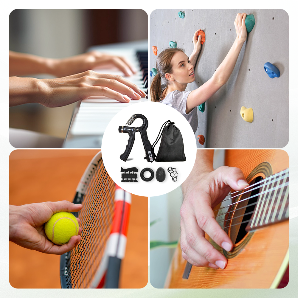 Kit Hand Grip Ejercicio Ajustable Resistencia Para Manos Y Antebrazo-7