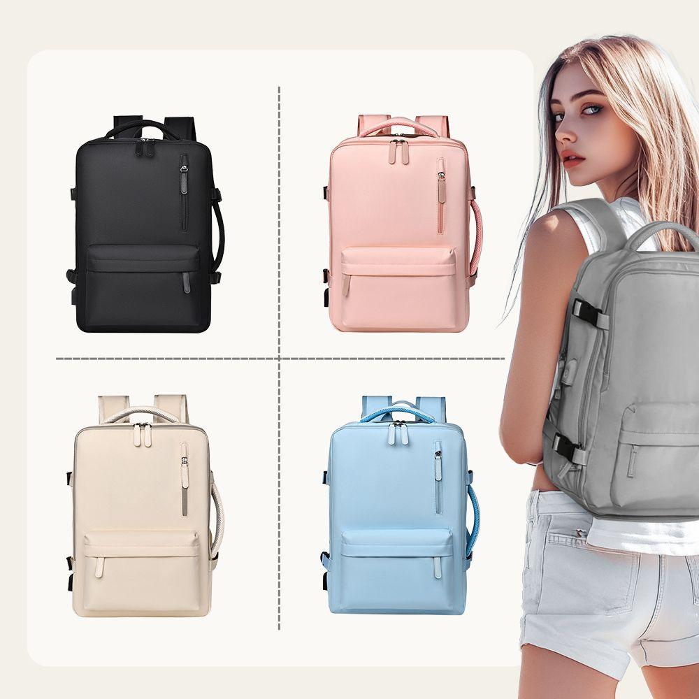Mochila De Viaje Gran Capacidad Multifuncional Con Puerto USB-6