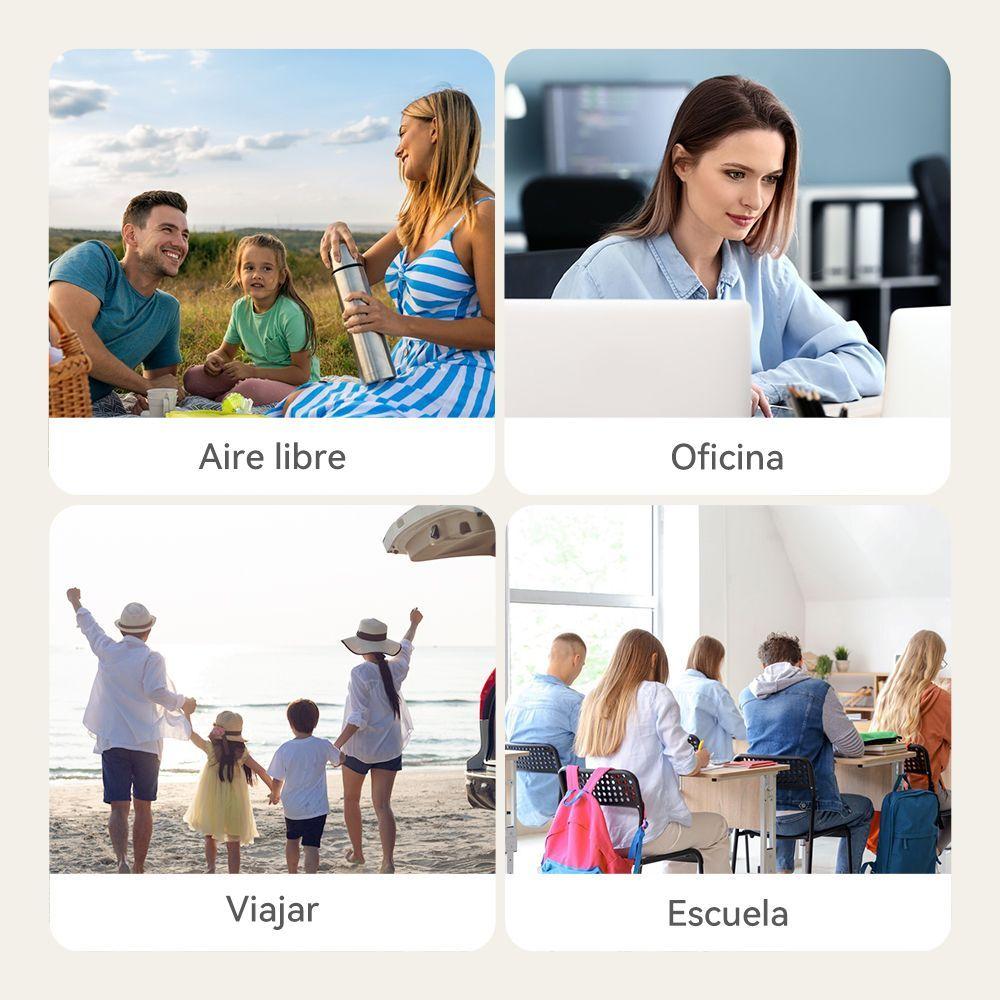 Mochila De Viaje Gran Capacidad Multifuncional Con Puerto USB-7