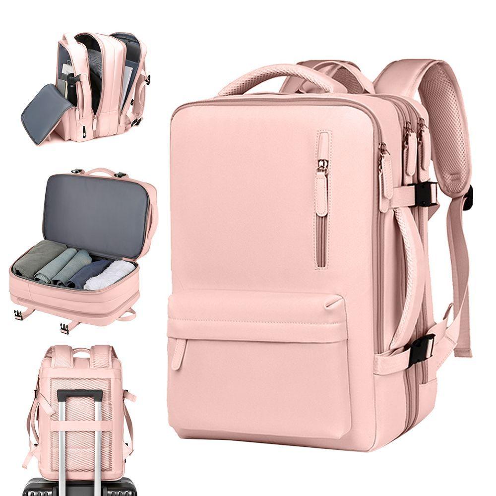 Mochila De Viaje Gran Capacidad Multifuncional Con Puerto USB-0
