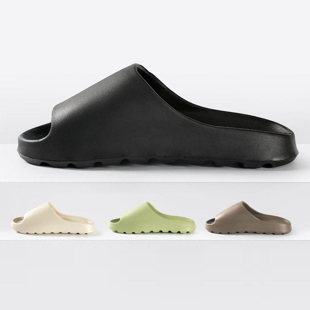 Sandalias Zapatillas Antideslizantes De Eva Playa Casa Ocio Negro Unisex-0