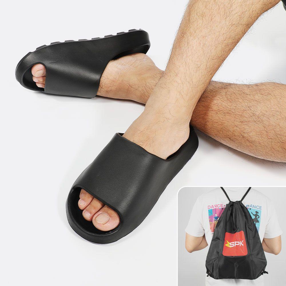 Sandalias Zapatillas Antideslizantes De Eva Playa Casa Ocio Negro Unisex-6