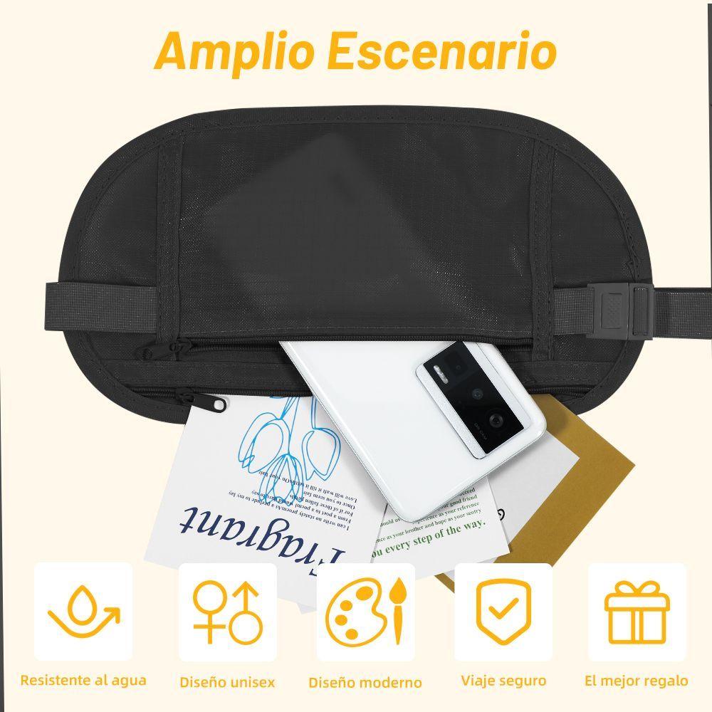 Banano Invisible Anti Robo Seguridad Personal De Viaje-6