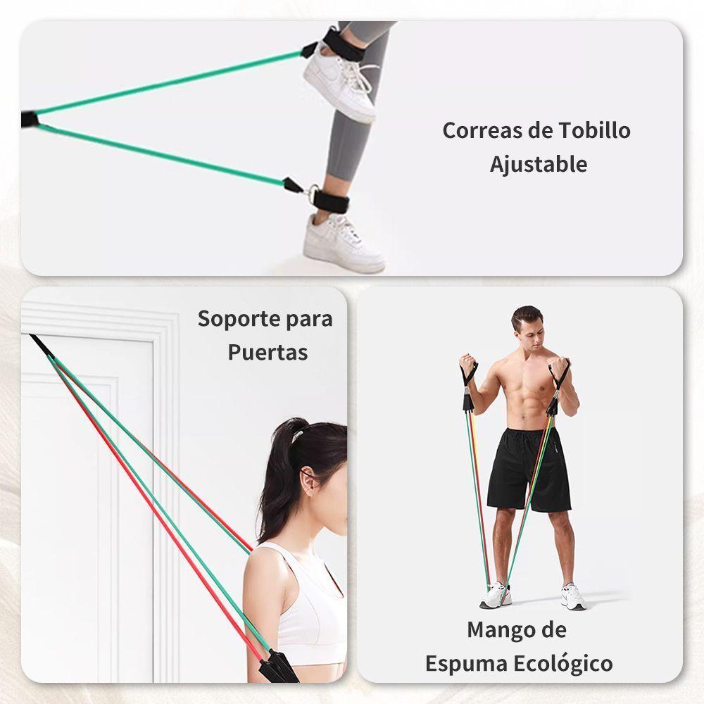 Kit Bandas Elasticas De Resistencia Ejercicio 11 Piezas-3
